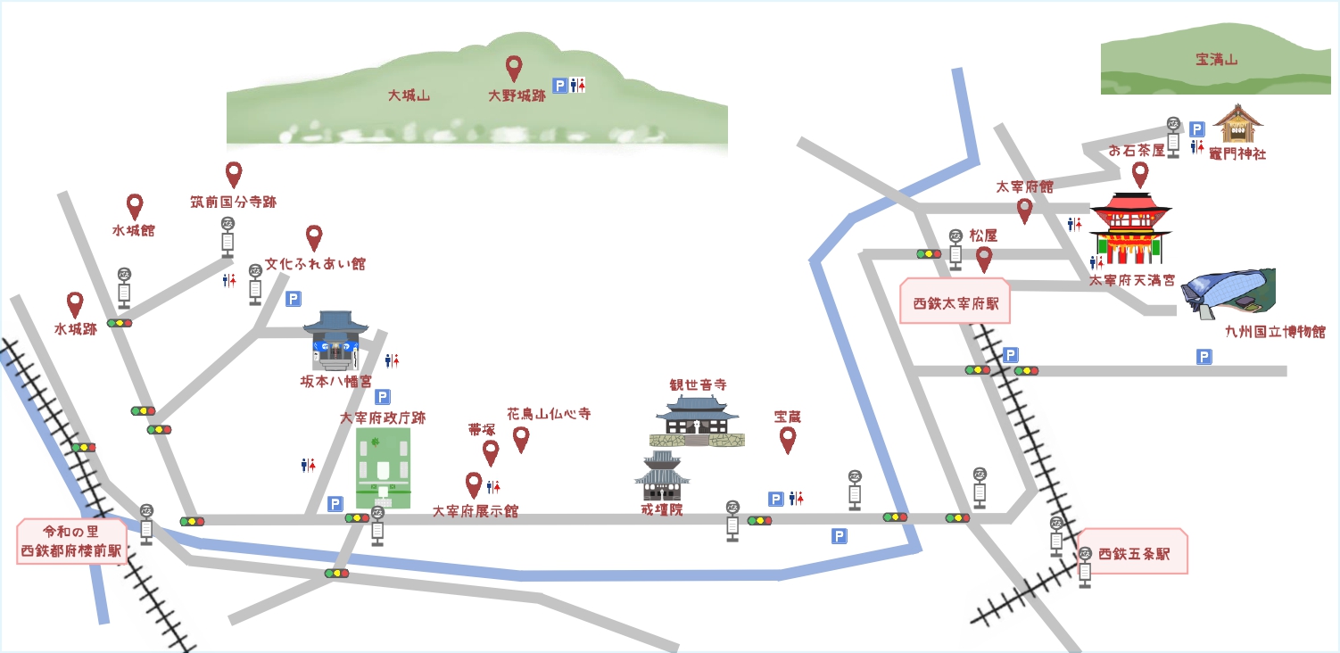 太宰府文学マップ